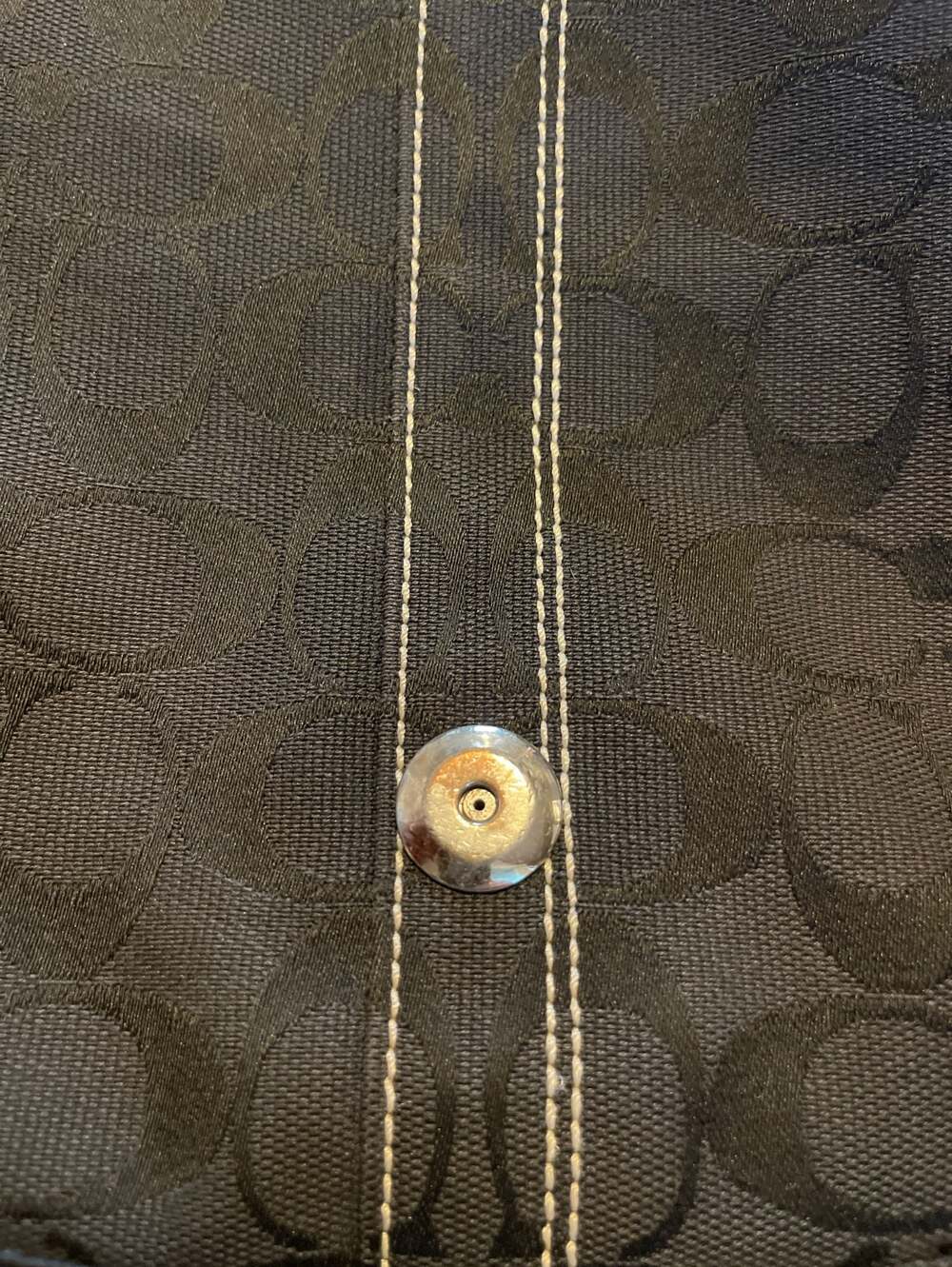 Vintage Coach Black Shoulder Bag 10297 - Picture 11 of 12